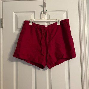Liz Claiborne Soft Shorts in Red